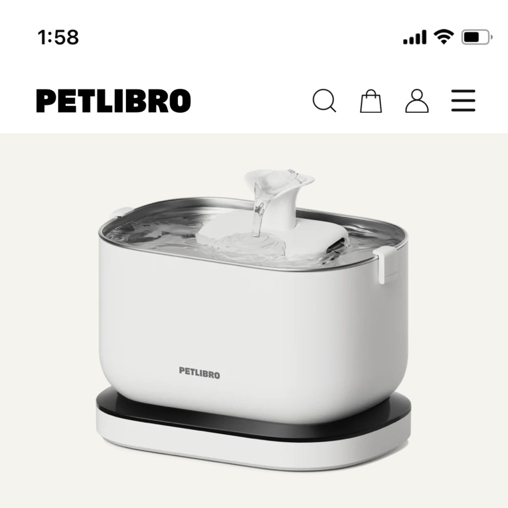PETLIBRO Dockstream Cordless Fountain with Filter